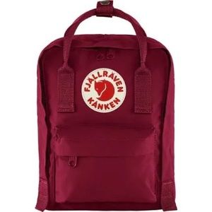 Fjällräven Kanken Mini Backpack NWOT burgundy/maroon